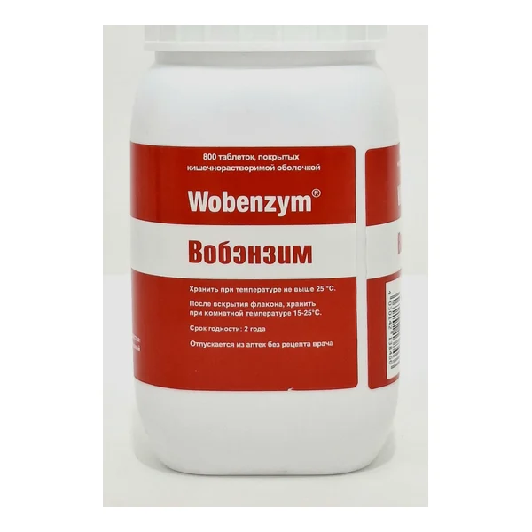 Vobenzim tablets x 800 Mukos Farma