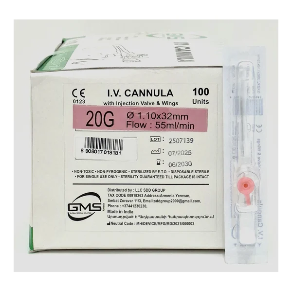 Catheter venous with portom 20G pink DzhiMS