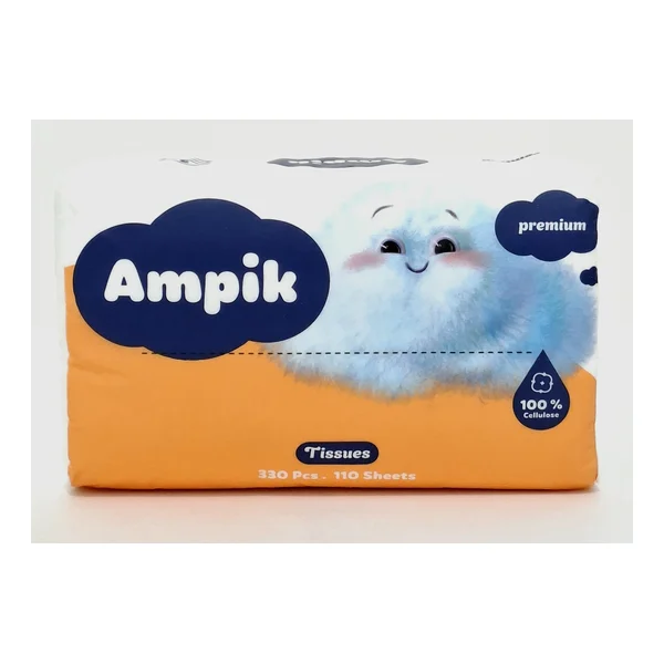 Ampik եռաշերտ անձեռոցիկներ 330 հատ Կեյպ գրուպ, Հայաստան