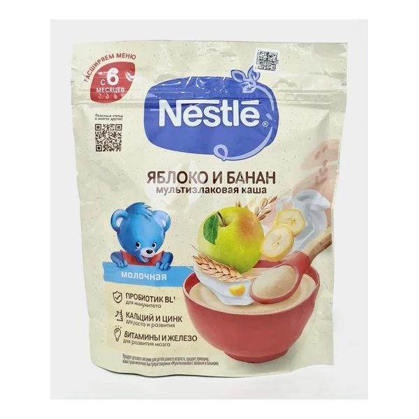 m/k multizlak. s yablokom i bananom s 6 months 200 g Nestle