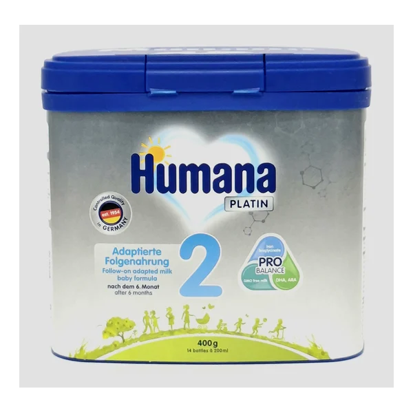 Humana 2 Platin milk formula from 6 months 400g 70838 Khumana