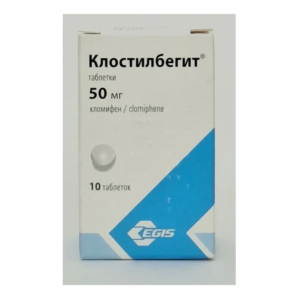 Klostilbegit tablets 50mg x 10 Egis Vengriya