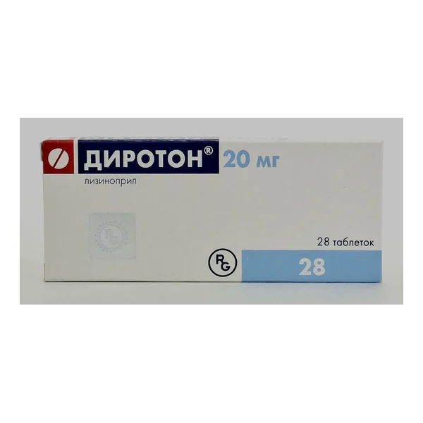 Диротон таб. 20мг N28 Гедеон Рихтер Венгрия