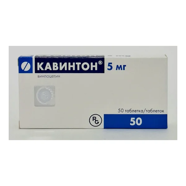 Cavinton tablets 5mg x 50 Gedeon Rikhter Vengriya