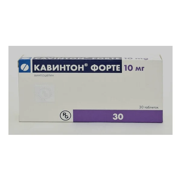 Cavinton forte tablets 10mg x 30 Gedeon Rikhter Vengriya