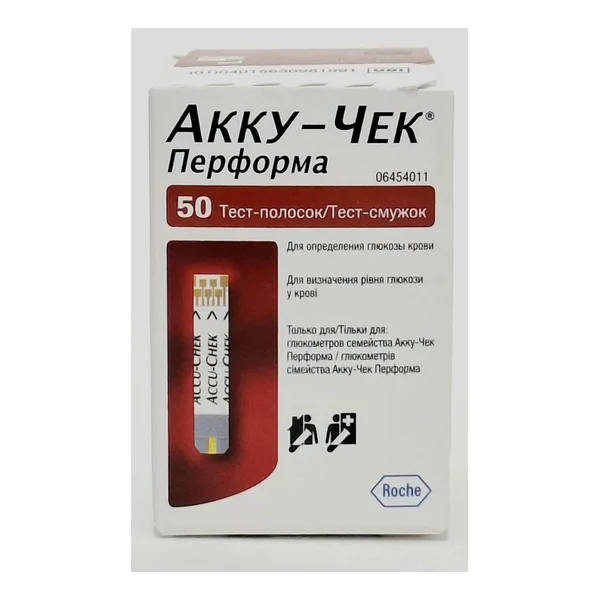 Stripy for glucometer Accu Check performa x 50 Rosh, Shveytsariya