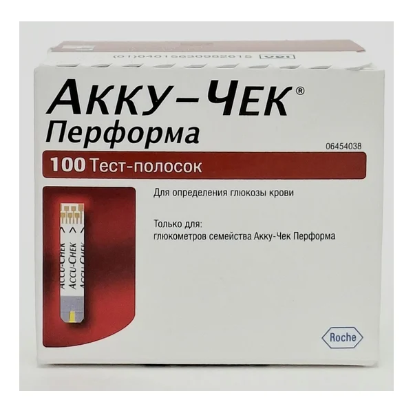 Stripy for glucometer Accu-Cheek Performa pcs. x 100 Rosh Shveytsariya