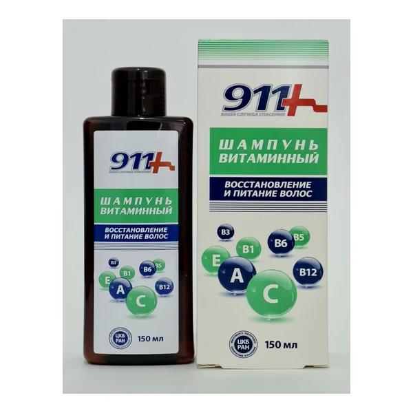 911 Shampoo Vitaminnyy 150mlvosstan./nourishing Tvins Tek Russia