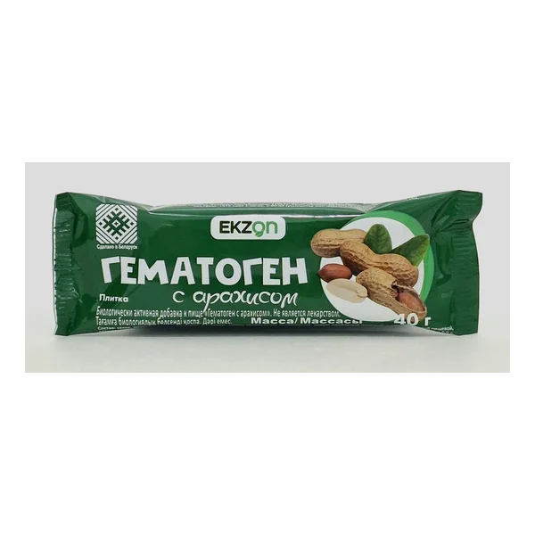 Gematogenka orekhovaya in glazuri 40g Russal. Russia